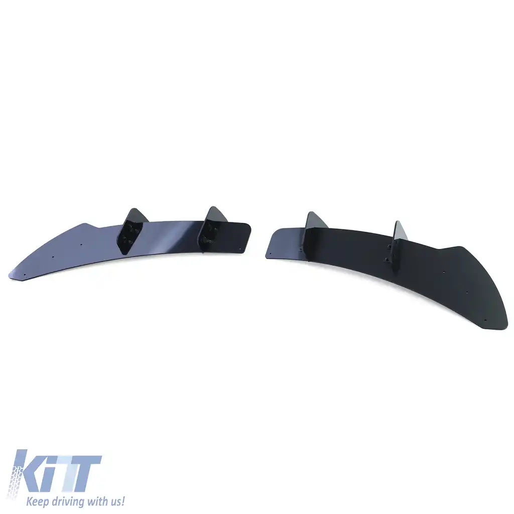 Difuzor spate sport splitter negru lucios, potrivit pentru VW Golf 6 R20 08-13-image-6193366