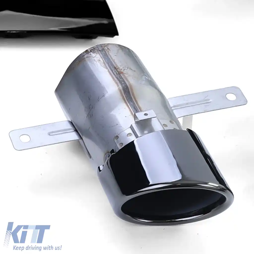 Difuzor spate Sport Tip 2 cu tevi de evacuare negre, potrivit pentru Mercedes A-Class W177 din 18-image-6326478