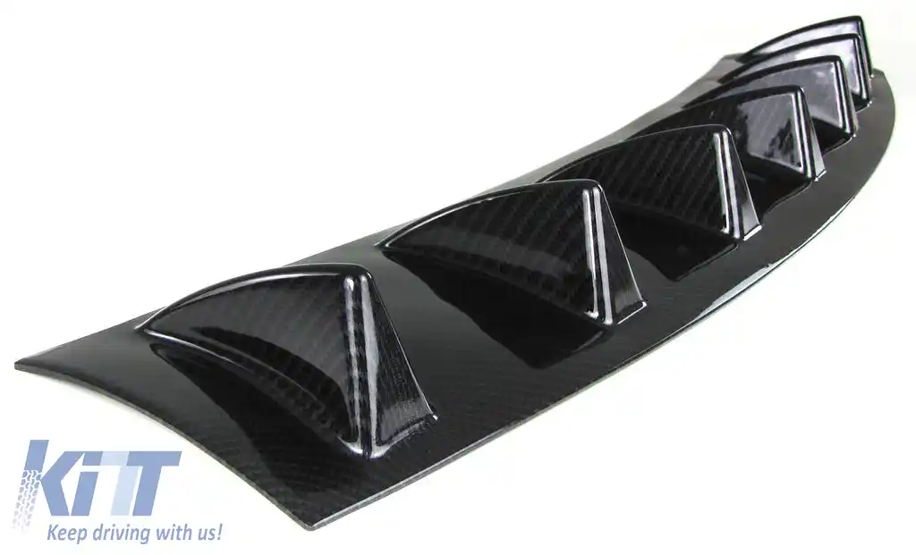 Difuzor spate universal cu 7 aripioare aspect carbon-image-6191994