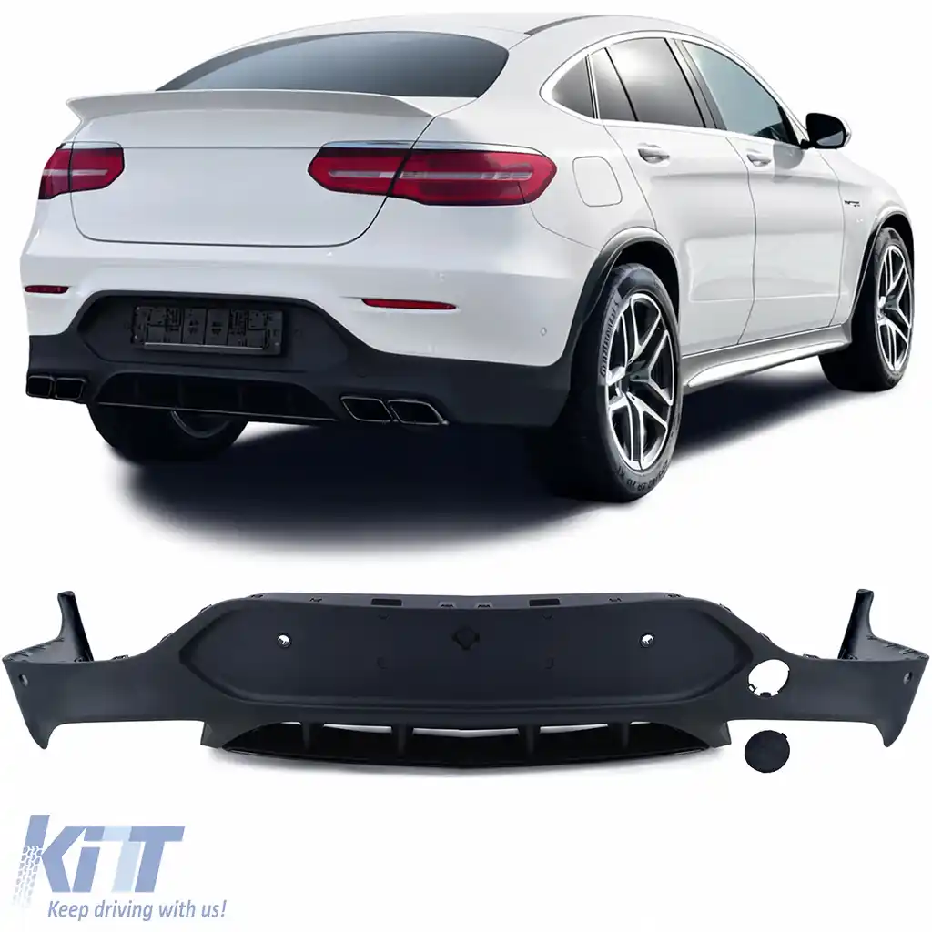 Difuzor spate versiune sport potrivit pentru Mercedes GLC Coupe C253 2016-2019