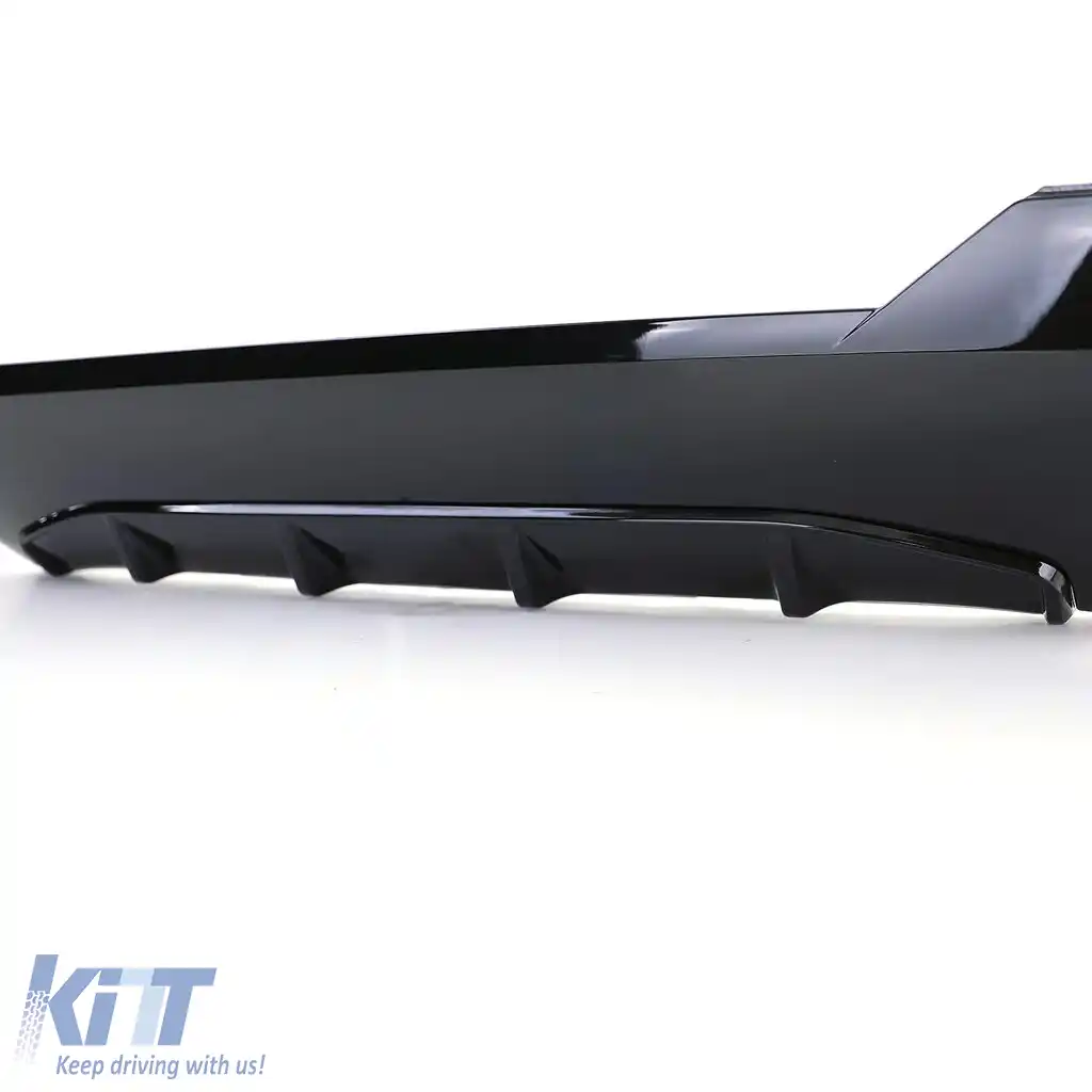 Difuzor sport spate lucios + țevi de eșapament 440 look potrivit pentru BMW Seria 4 G22 G23 420 430-image-6207336