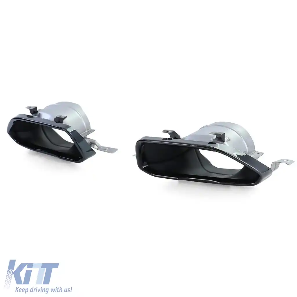 Difuzor sport spate lucios + țevi de eșapament 440 look potrivit pentru BMW Seria 4 G22 G23 420 430-image-6207340