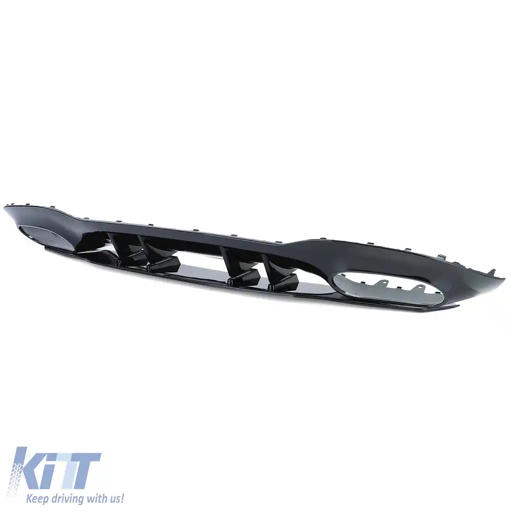 Difuzor sportiv spate cu țevi de eșapament negre, potrivit pentru Mercedes A Class V177 19-25-image-6259225