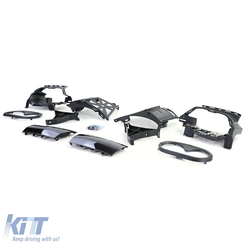 Difuzor sportiv spate cu țevi de eșapament negre, potrivit pentru Mercedes A Class V177 19-25-image-6259227