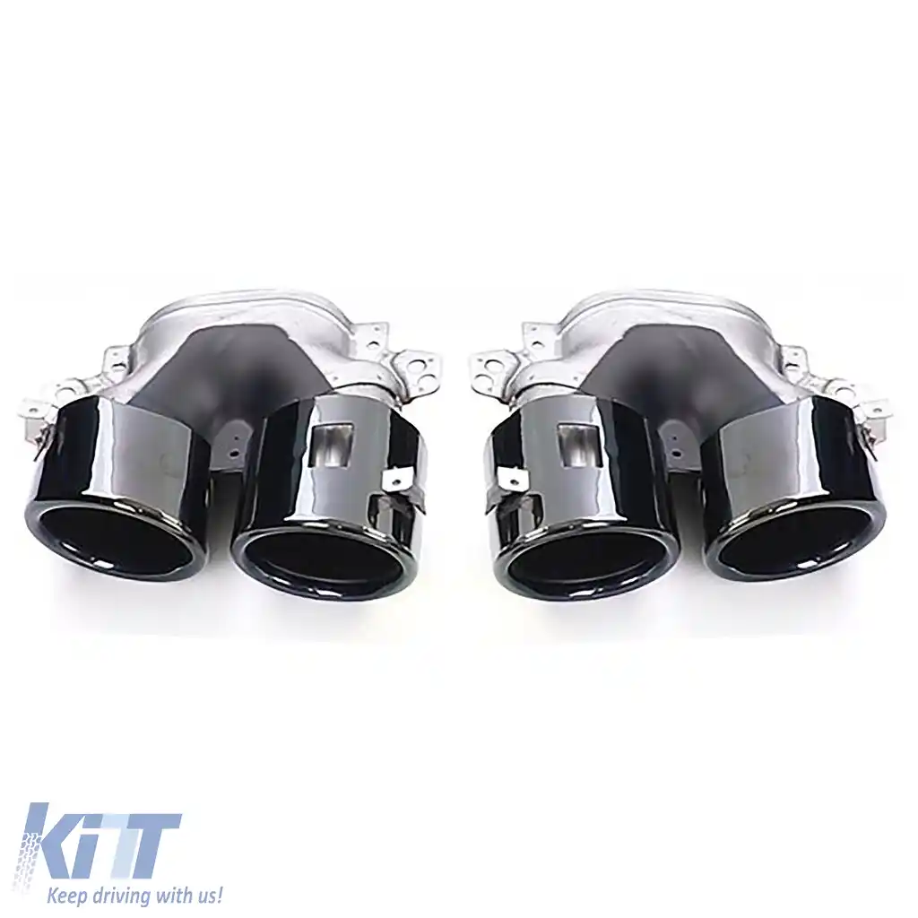 Difuzor sportiv spate cu țevi de eșapament negre, potrivit pentru Mercedes A Class V177 19-25-image-6259228