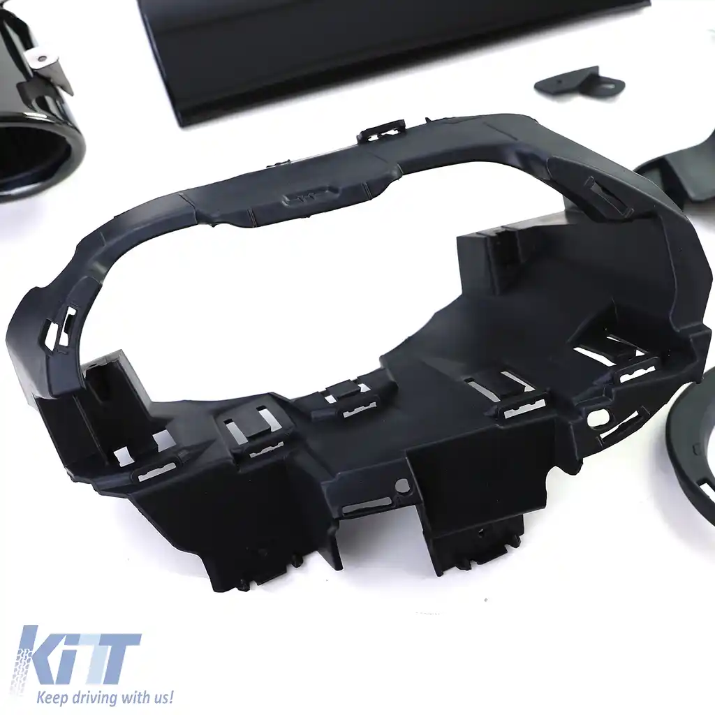 Difuzor sportiv spate cu tevi de eșapament negre, potrivit pentru Mercedes CLA C118 X118-image-6201473