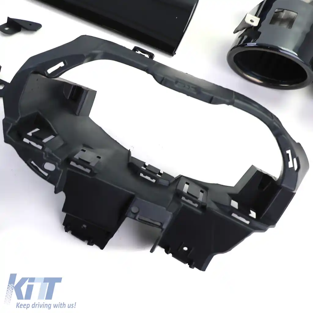 Difuzor sportiv spate cu tevi de eșapament negre, potrivit pentru Mercedes CLA C118 X118-image-6201474