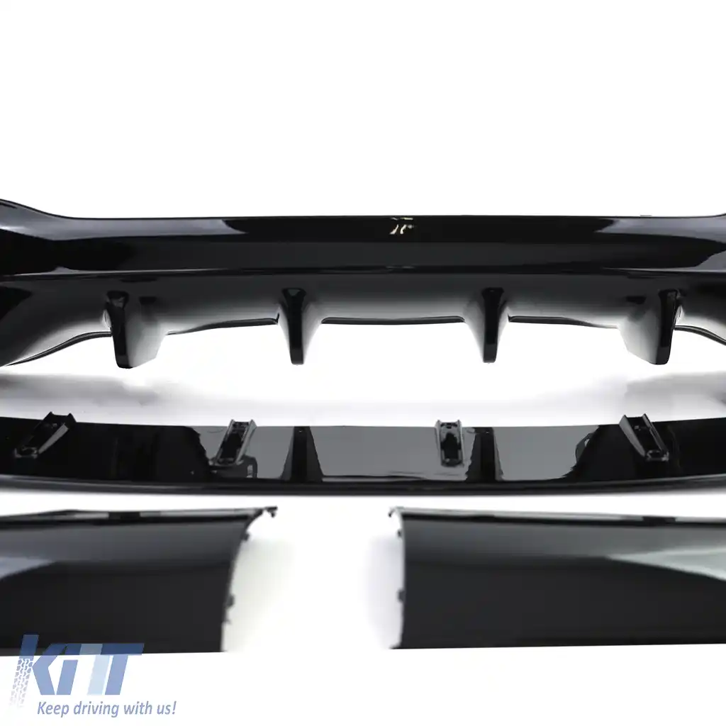 Difuzor sportiv spate cu tevi de eșapament negre, potrivit pentru Mercedes CLA C118 X118-image-6201477