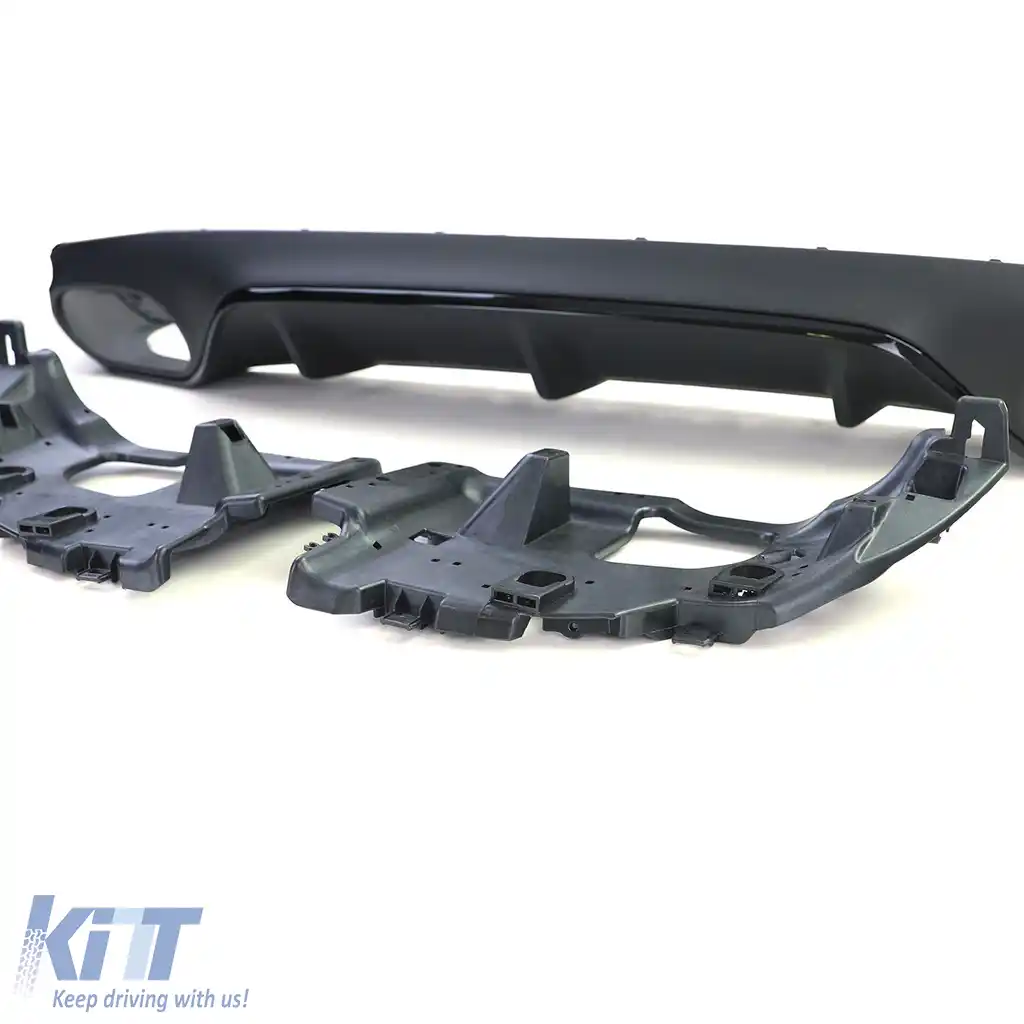 Difuzor sportiv spate cu tevi de eșapament negre, potrivit pentru Mercedes E-Class C238 Coupe Cabriolet-image-6209796