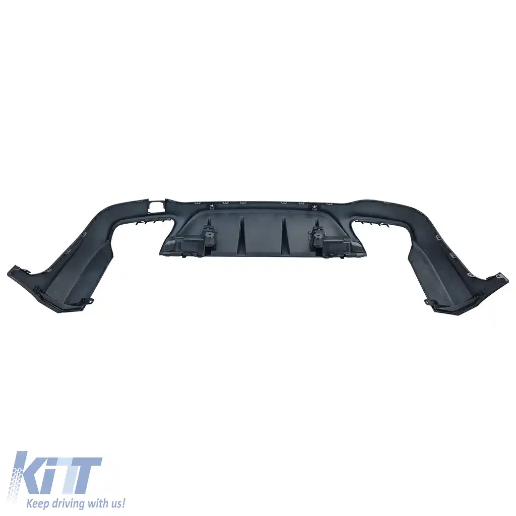 Difuzor sportiv spate cu tevi de evacuare negre, potrivit pentru Mercedes GLC X253 2015-2019-image-6208147