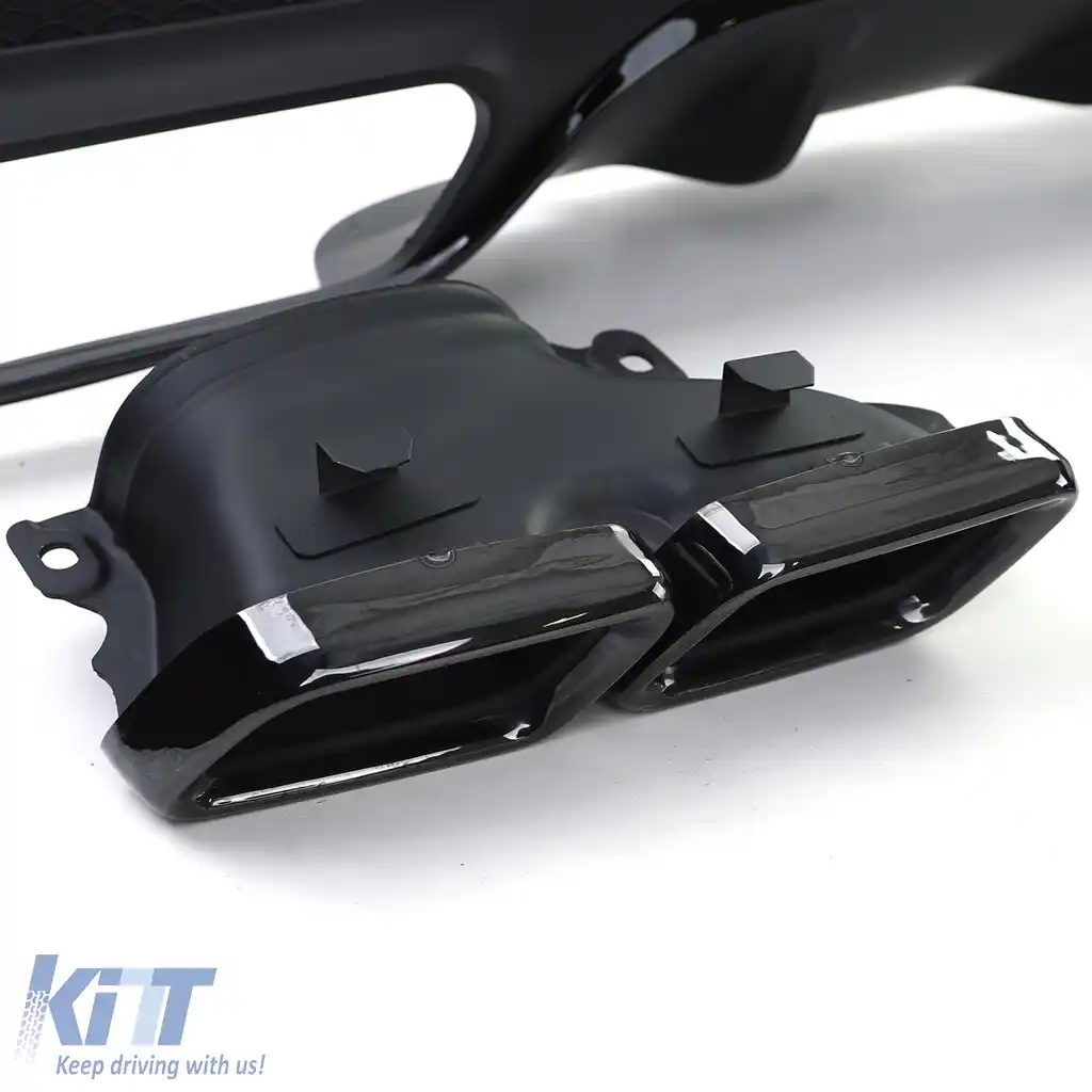 Difuzor sportiv spate cu tevi de evacuare negre, potrivit pentru Mercedes GLE W166 15-18-image-6257220