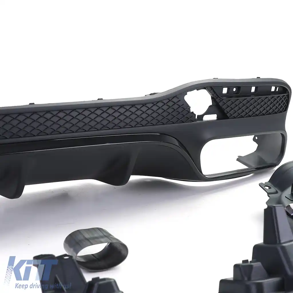 Difuzor sportiv spate cu tevi de evacuare negre, potrivit pentru Mercedes GLE W166 15-18-image-6257222