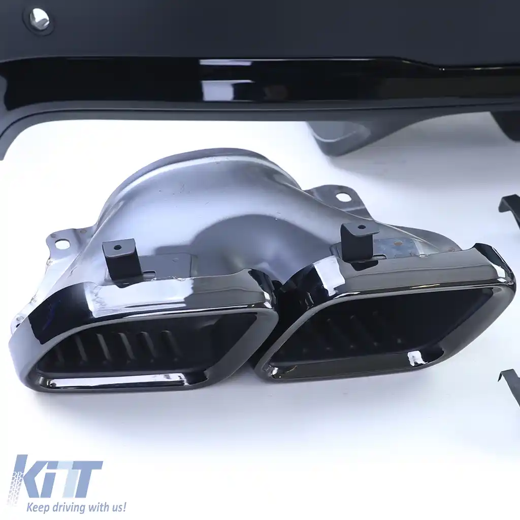 Difuzor sportiv spate cu tevi de evacuare negre, potrivit pentru Mercedes GLE Coupe C167 din 19-image-6257618