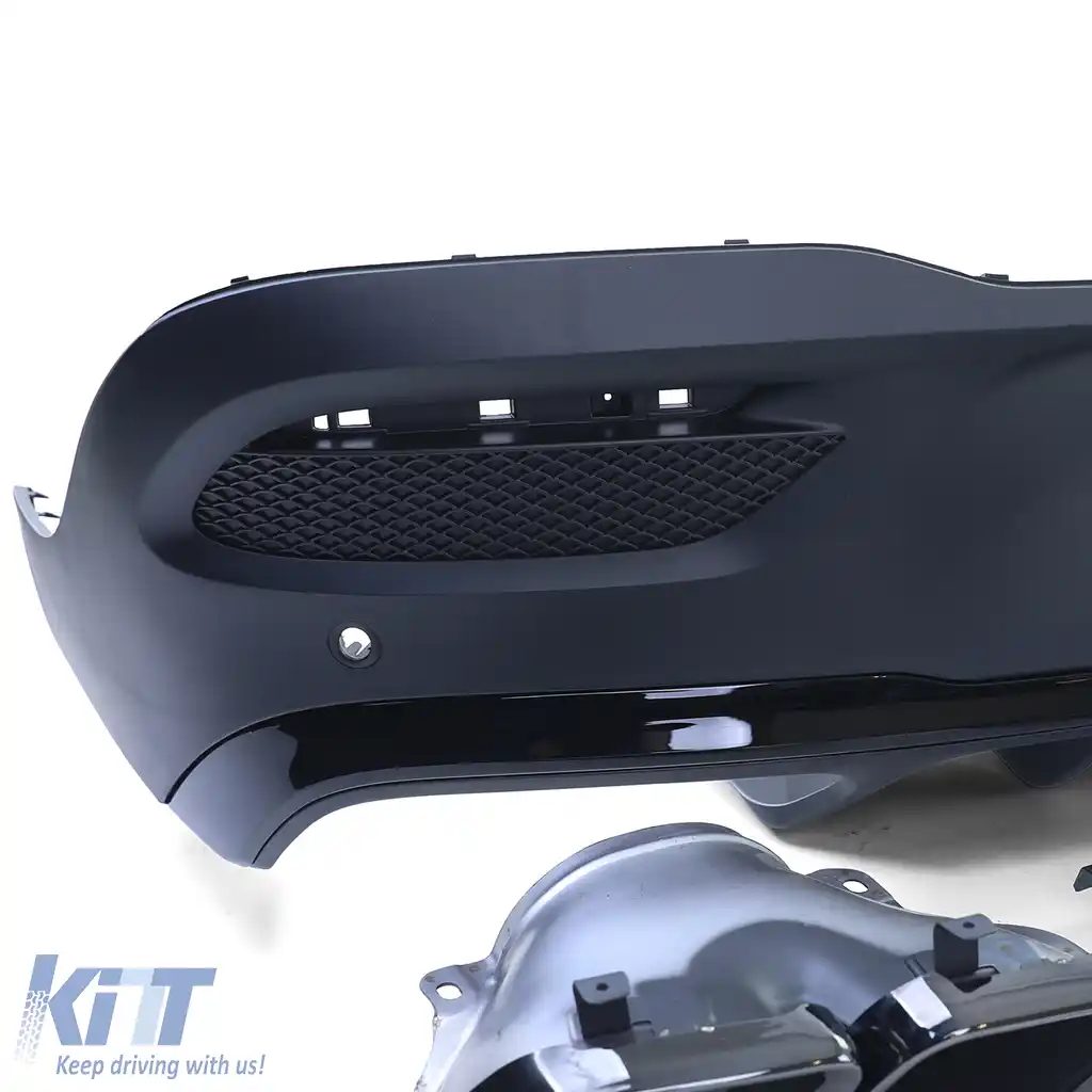 Difuzor sportiv spate cu tevi de evacuare negre, potrivit pentru Mercedes GLE Coupe C167 din 19-image-6257622