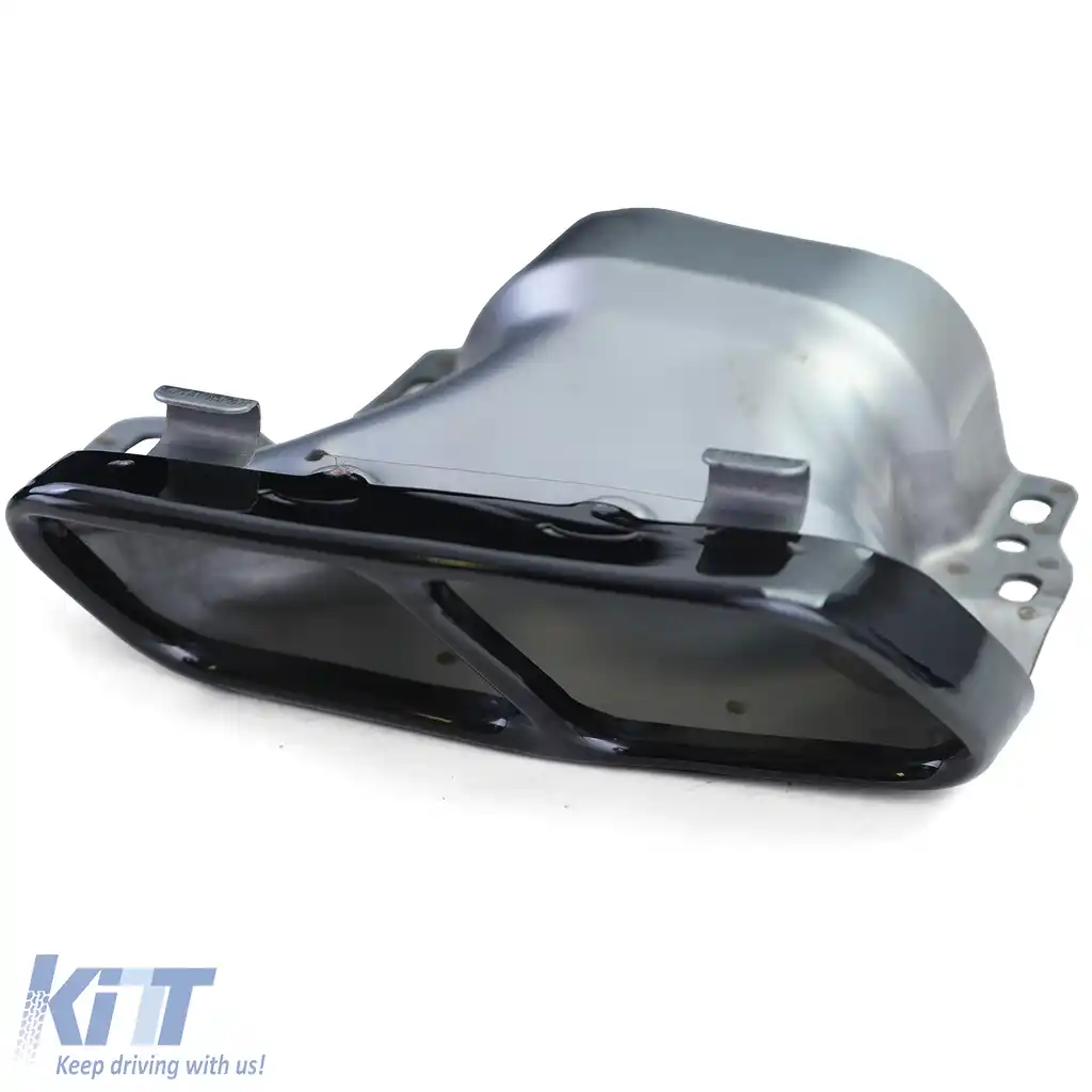 Difuzor sportiv spate cu tevi de evacuare negre, potrivit pentru Mercedes CLA C117 13-19-image-6257695