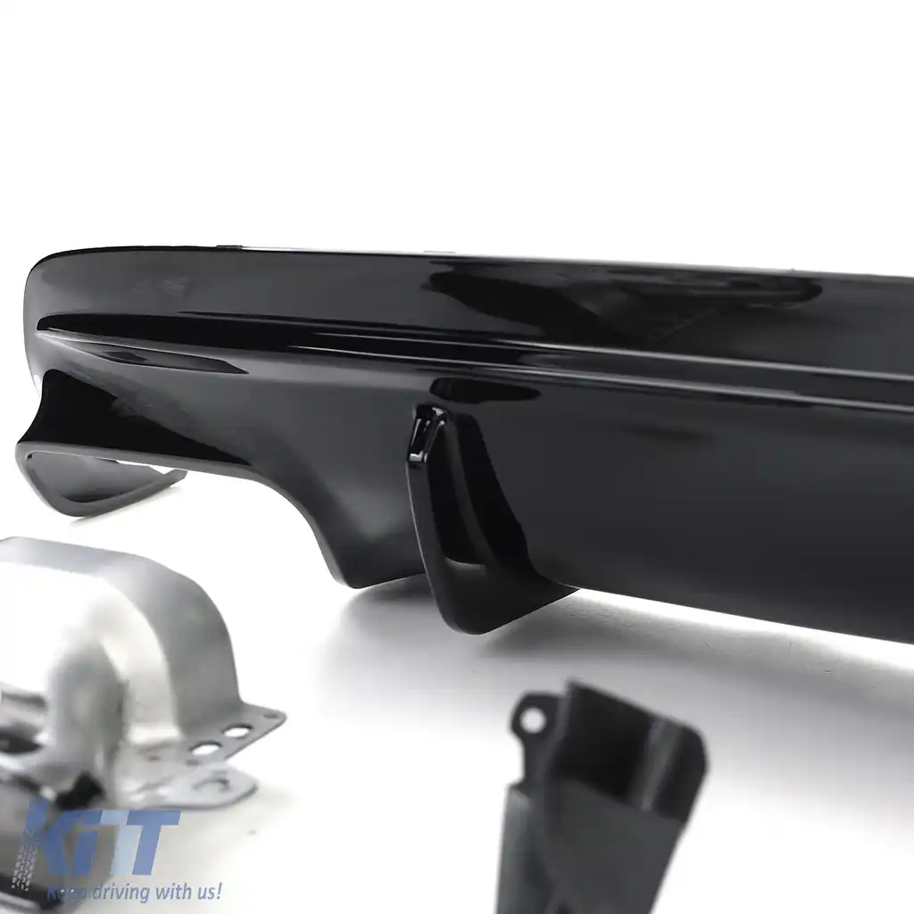 Difuzor sportiv spate cu tevi de evacuare negre, potrivit pentru Mercedes CLA C117 13-19-image-6257697