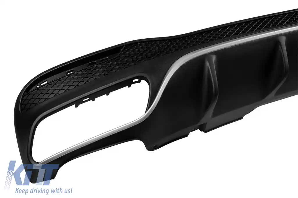 Difuzor tip A Design cu capete cromate potrivit pentru bara din spate pentru Mercedes GLS X166 2015-2019 -oo--oo--image-6264382