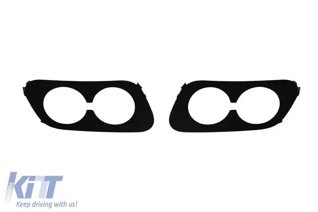 Difuzor tip A Design potrivit pentru bara de protecție din spate A Design line a Mercedes C-Class W205 2014-2020 -oo--oo-, lac negru-image-6265552