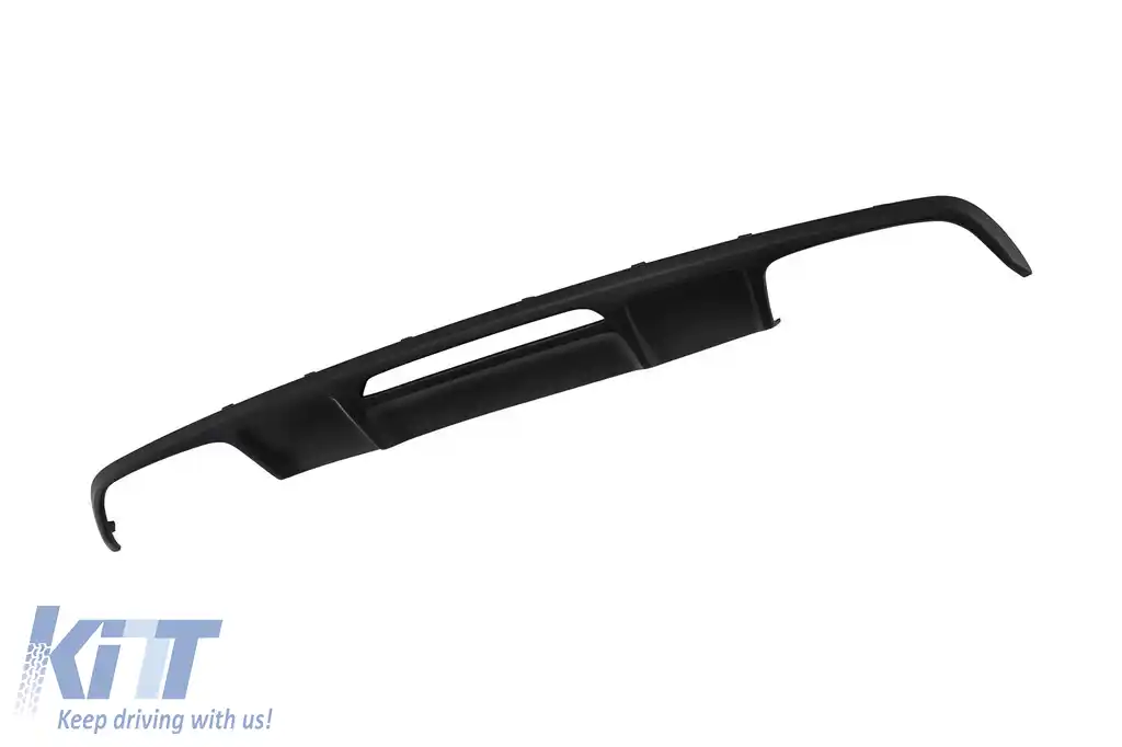 Difuzor tip CLS63 A Design cu capete cromate potrivit pentru bara spate standard a Mercedes CLS W218 2011-2018 -oo--oo--image-6150328