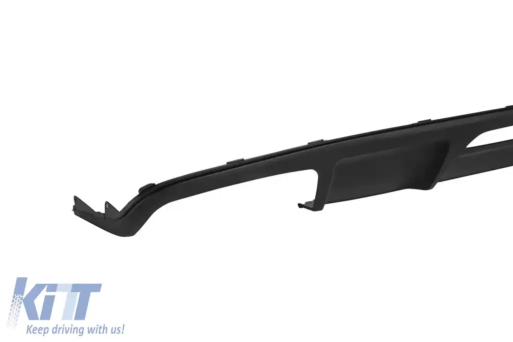 Difuzor tip CLS63 A Design cu capete cromate potrivit pentru bara spate standard a Mercedes CLS W218 2011-2018 -oo--oo--image-6150329