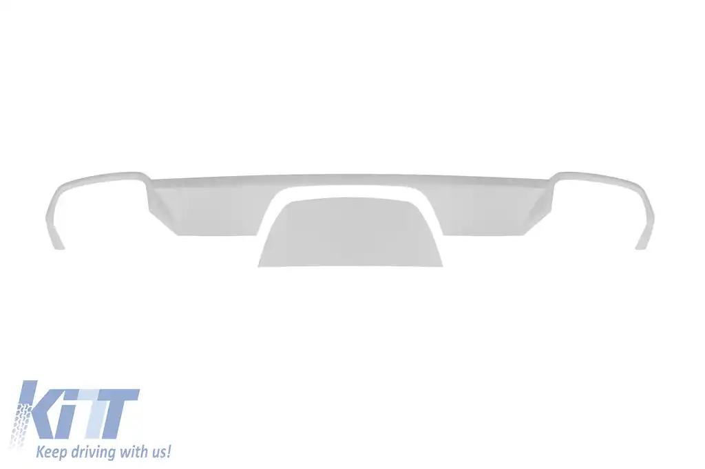 Difuzor tip ML63 cu capete cromate potrivit pentru bara spate A Design pentru Mercedes ML W166 2012-2015 -oo--oo--image-6148130