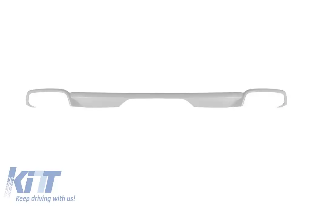 Difuzor tip ML63 cu capete cromate potrivit pentru bara spate A Design pentru Mercedes ML W166 2012-2015 -oo--oo--image-6148132