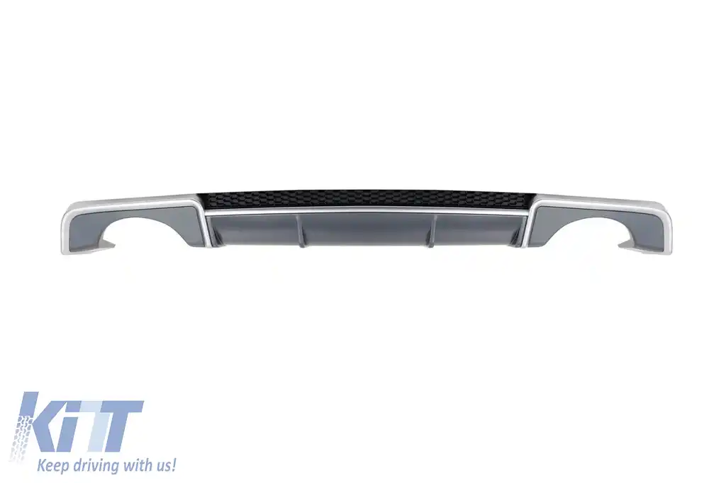 Difuzor tip RS3 potrivit pentru bara spate standard a Audi A3 2013-2016 sedan, cabriolet
