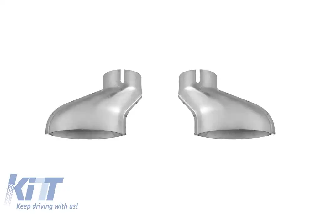 Difuzor tip RS7 cu capete cromate potrivit pentru bara spate standard a Audi A7 Sportback 2010-2014 -O--O--image-6162891