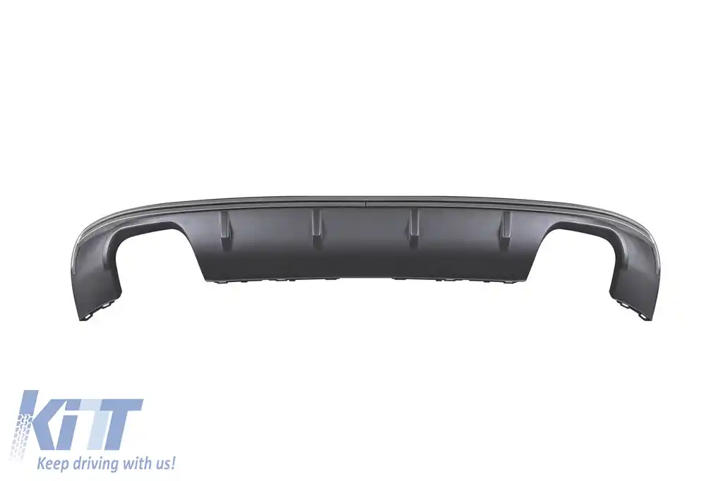 Difuzor tip S3 potrivit pentru bara de protecție spate standard a Audi A3 Sportback 2013-2016 -oo--oo-