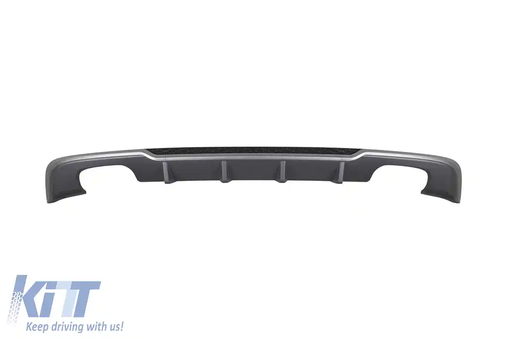 Difuzor tip S3 potrivit pentru bara de protecție spate standard a Audi A3 Sportback 2017-2020 -oo--oo-