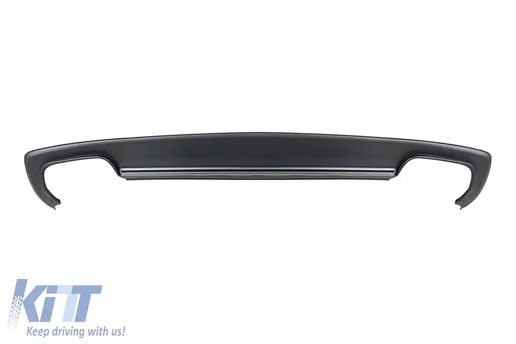 Difuzor tip S4 potrivit pentru bara spate S-line pentru Audi A4 sedan 2012-2015 -oo--oo-