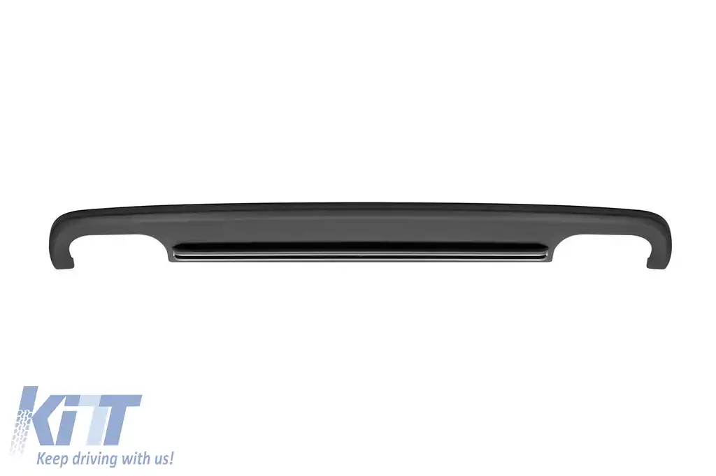 Difuzor tip S5 potrivit pentru bara de protecție spate standard a Audi A5 coupe, cabrio 2012-2015 -oo--oo-