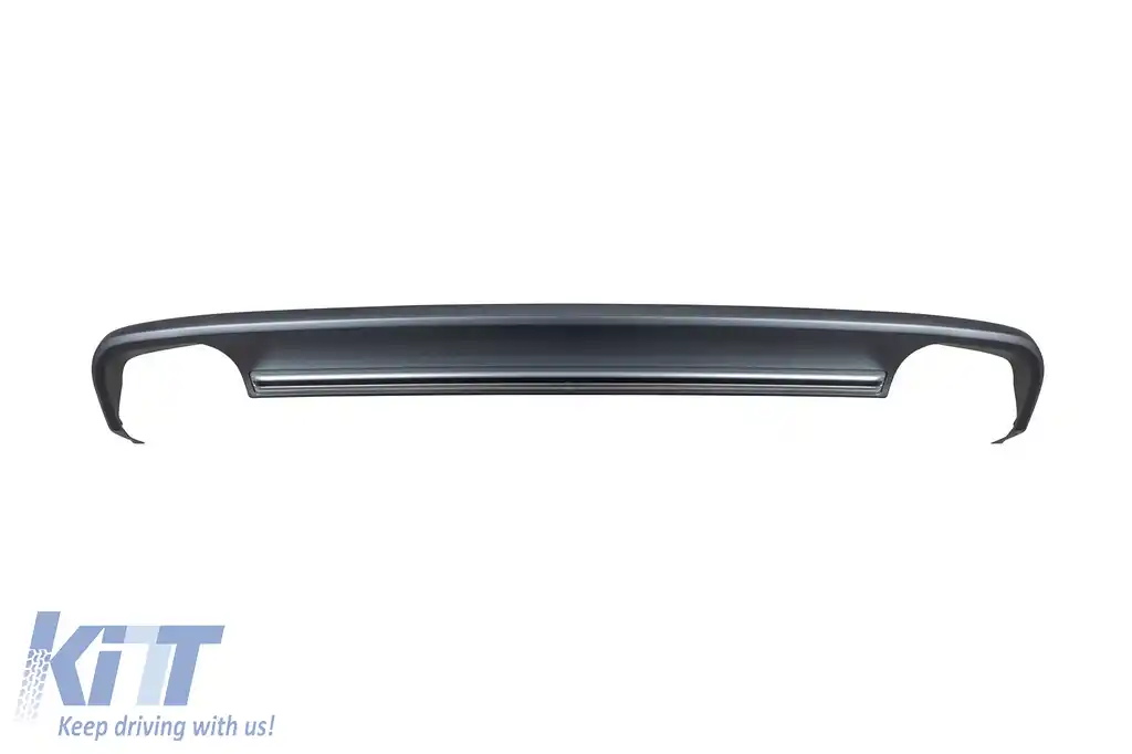 Difuzor tip S6 potrivit pentru bara de protecție spate standard a Audi A6 sedan 2012-2015 -oo--oo-