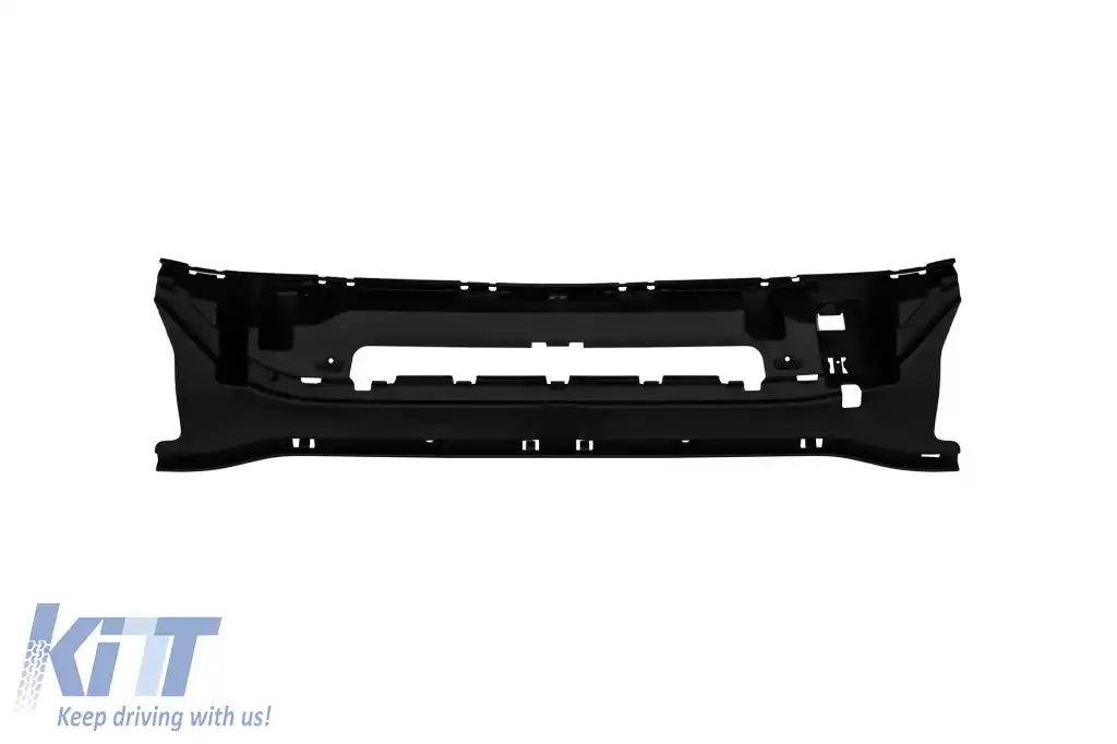 Difuzor tip S63 cu capete cromate potrivit pentru bara spate A Design pe Mercedes S-Class W222 2017-2019, cu garnitură cromată-image-6265736