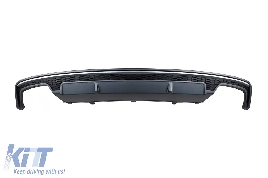 Difuzor tip S7 potrivit pentru bara spate standard a Audi A7 Sportback 2016-2018 -oo--oo-