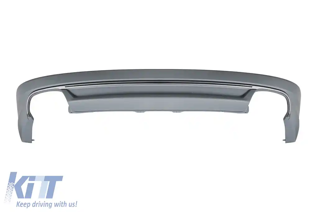 Difuzor tip S8 cu țevi de eșapament potrivit pentru bara din spate a Audi A8 2015-2017 -oo--oo--image-6148414