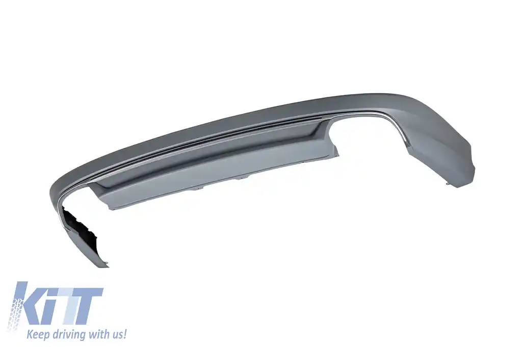 Difuzor tip S8 cu țevi de eșapament potrivit pentru bara din spate a Audi A8 2015-2017 -oo--oo--image-6148415
