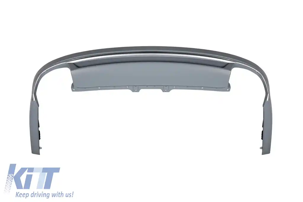 Difuzor tip S8 cu țevi de eșapament potrivit pentru bara din spate a Audi A8 2015-2017 -oo--oo--image-6148418