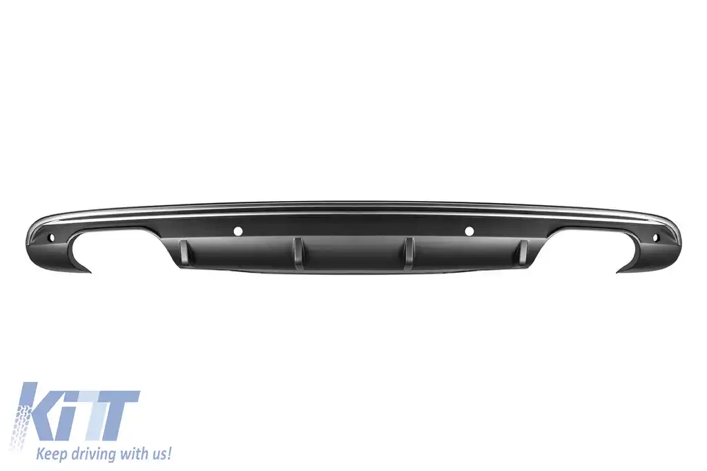 Difuzor tip SQ5 potrivit pentru bara de protecție spate standard a Audi Q5 2009-2017 -oo--oo-