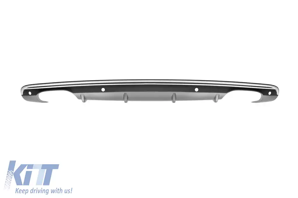 Difuzor tip SQ5 potrivit pentru bara spate S-line pe Audi Q5 2009-2017 -oo--oo-