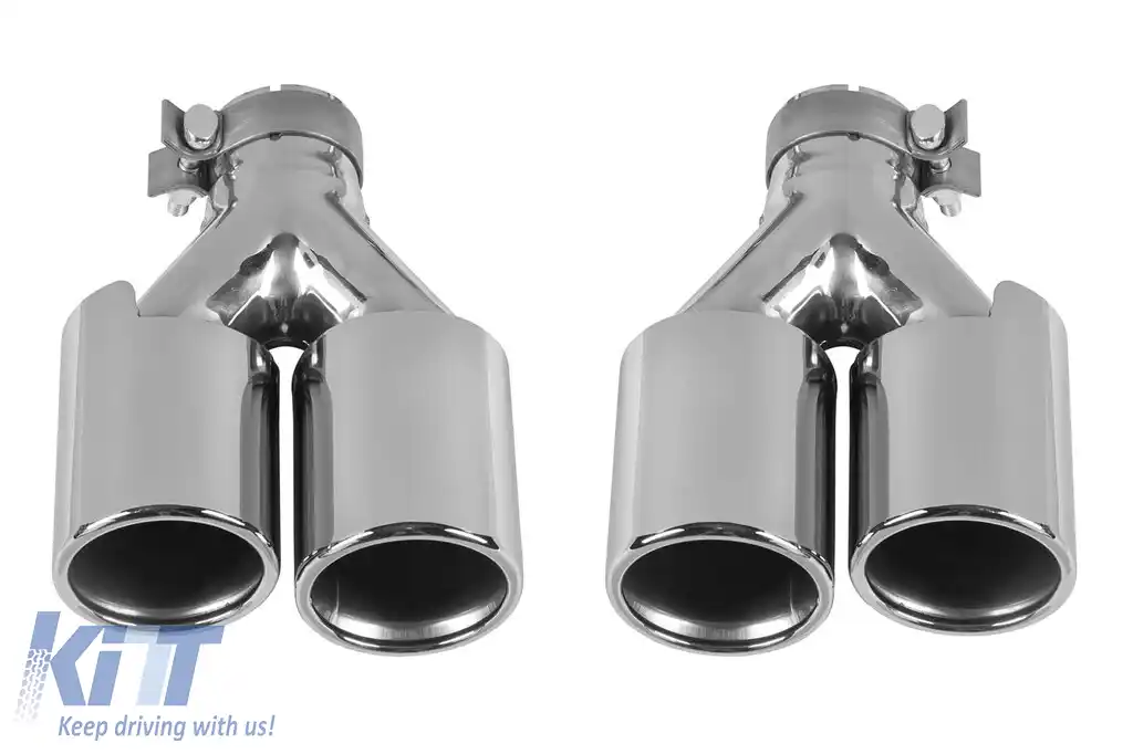 Difuzor tip X3M cu capete cromate potrivit pentru bara spate M Technik pe BMW X3 F25 2014-2017 -oo--oo--image-6132240