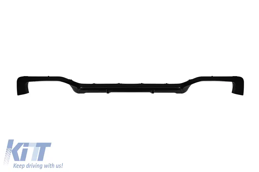 Difuzor tip X4M cu capete negre potrivit pentru bara M din spate a BMW X4 G02 după 2018 -oo--oo--image-6148650
