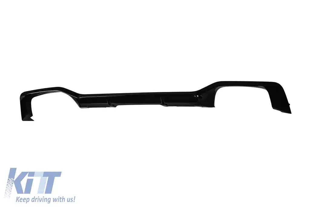 Difuzor tip X4M cu capete negre potrivit pentru bara M din spate a BMW X4 G02 după 2018 -oo--oo--image-6148651