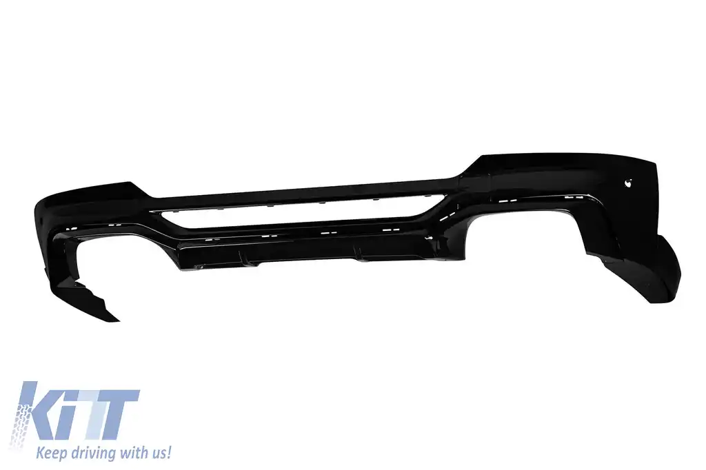 Difuzor tip X4M cu capete negre potrivit pentru bara M din spate a BMW X4 G02 după 2018 -oo--oo--image-6148653