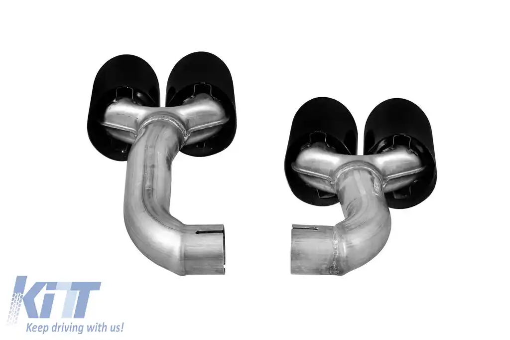 Difuzor tip X4M cu capete negre potrivit pentru bara M din spate a BMW X4 G02 după 2018 -oo--oo--image-6148662