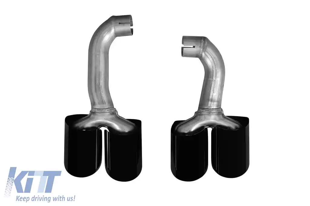 Difuzor tip X4M cu capete negre potrivit pentru bara M din spate a BMW X4 G02 după 2018 -oo--oo--image-6148663