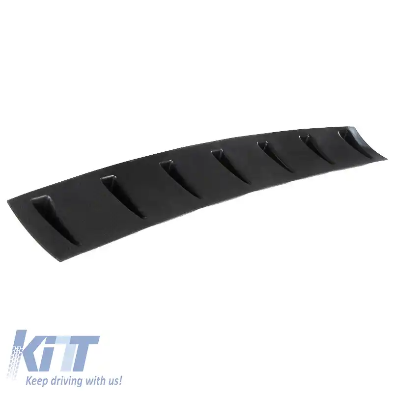 Difuzor Universal pentru Bara Spate cu 7 Fini Aspect Carbon din Plastic ABS 1buc-image-6299278