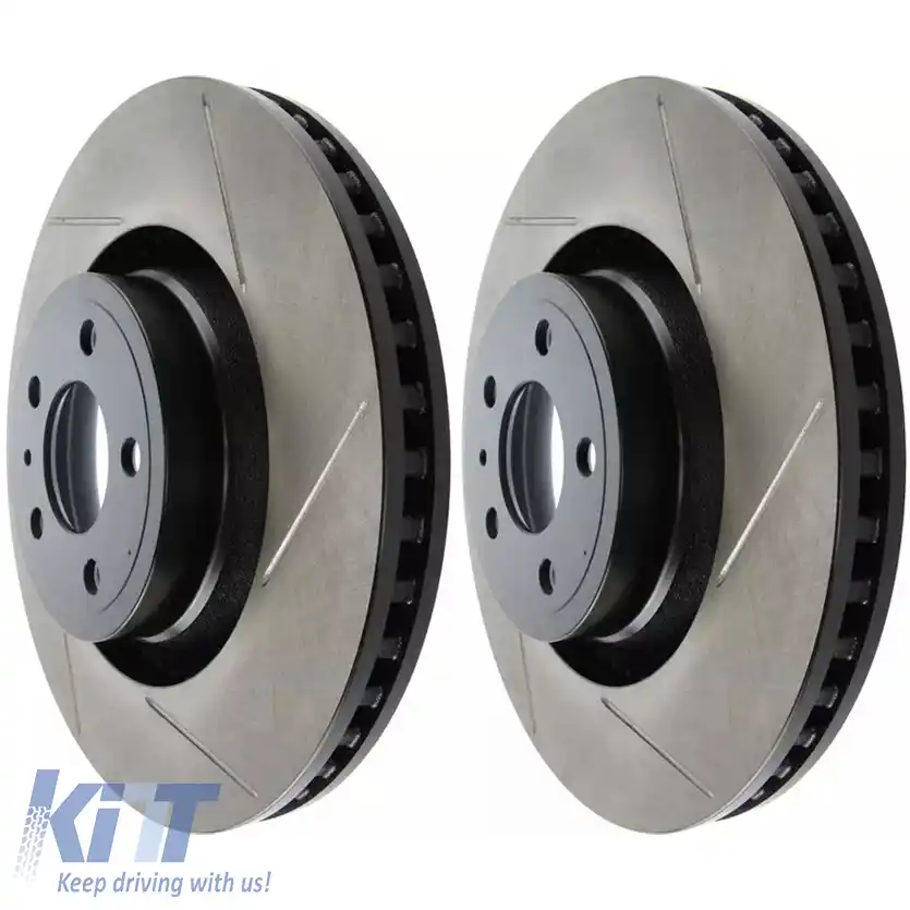 Discuri de frână StopTech HC spate 320mm perforate, potrivite pentru Ford Mustang 15-21