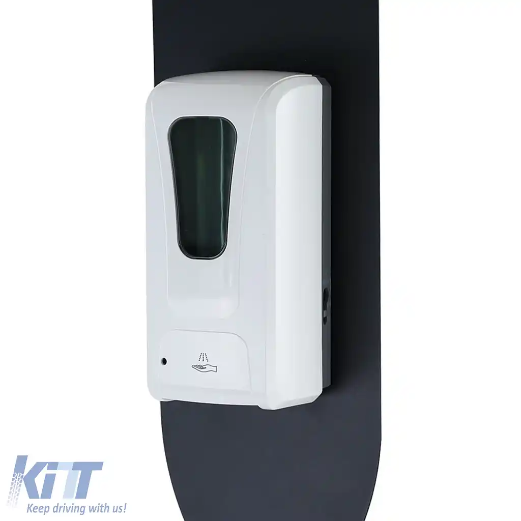 Dispenser automat de dezinfectant de 1000ml fără contact cu senzor automat inclus. Suport inclus.-image-6192164