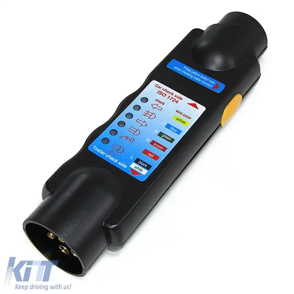 Dispozitiv de testare a iluminatului pentru remorci, tester pentru remorci, dispozitiv de testare pentru remorci cu 7 pini